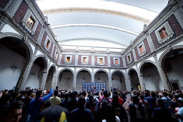 MEXICO CITY, MEXICO - NOVEMBER 12: A general view during the UFC 180 open workouts at the Interactive Museum of Economics on November 12, 2014 in Mexico City, Mexico. (Photo by Jeff Bottari/Zuffa LLC/Zuffa LLC via Getty Images)