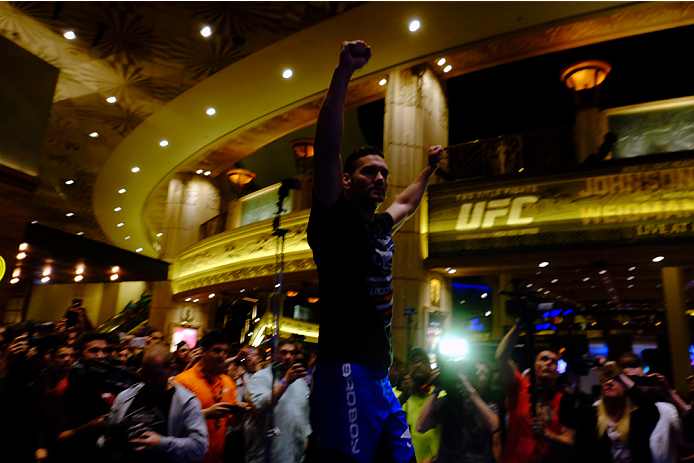 UFC 187 Open Workout Daniel Cormier, Anthony Johnson, Chris Weidman, Vitor Belfort