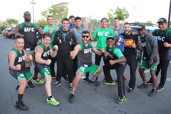 Fotogalería del reto de coaches de The Ultimate Fighter Latinoamérica II, entre Efraín Escudero y Kelvin Gastelum (Fotos por Rambo Mendoza).