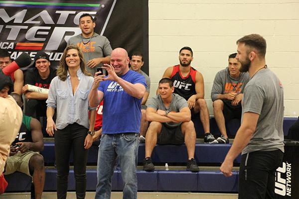 Fotogalería del reto de coaches de The Ultimate Fighter Latinoamérica II, entre Efraín Escudero y Kelvin Gastelum (Fotos por Rambo Mendoza).