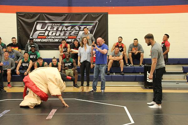 Fotogalería del reto de coaches de The Ultimate Fighter Latinoamérica II, entre Efraín Escudero y Kelvin Gastelum (Fotos por Rambo Mendoza).