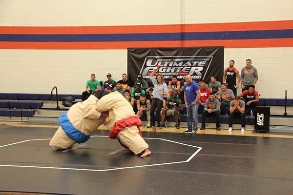 Fotogalería del reto de coaches de The Ultimate Fighter Latinoamérica II, entre Efraín Escudero y Kelvin Gastelum (Fotos por Rambo Mendoza).