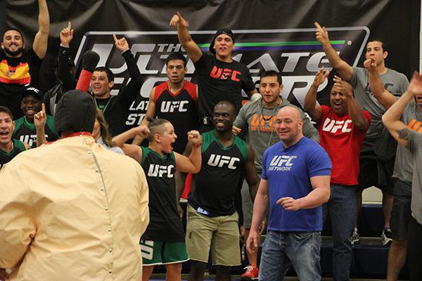 Fotogalería del reto de coaches de The Ultimate Fighter Latinoamérica II, entre Efraín Escudero y Kelvin Gastelum (Fotos por Rambo Mendoza).