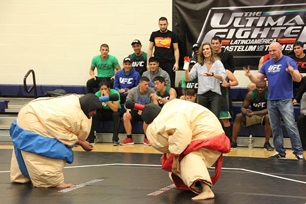 Fotogalería del reto de coaches de The Ultimate Fighter Latinoamérica II, entre Efraín Escudero y Kelvin Gastelum (Fotos por Rambo Mendoza).