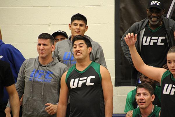 Fotogalería del reto de coaches de The Ultimate Fighter Latinoamérica II, entre Efraín Escudero y Kelvin Gastelum (Fotos por Rambo Mendoza).