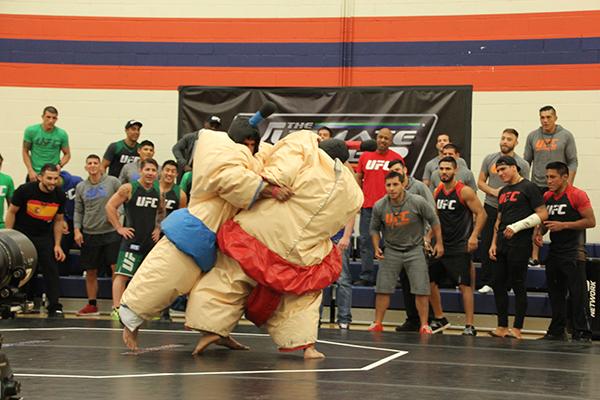 Fotogalería del reto de coaches de The Ultimate Fighter Latinoamérica II, entre Efraín Escudero y Kelvin Gastelum (Fotos por Rambo Mendoza).