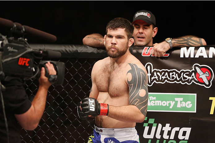 LAS VEGAS, NV - JULY 06: Robert Drysdale enters the Octagon in his light heavyweight fight during the The Ultimate Fighter Finale inside the Mandalay Bay Events Center on July 6, 2014 in Las Vegas, Nevada. (Photo by Josh Hedges/Zuffa LLC/Zuffa LLC via G