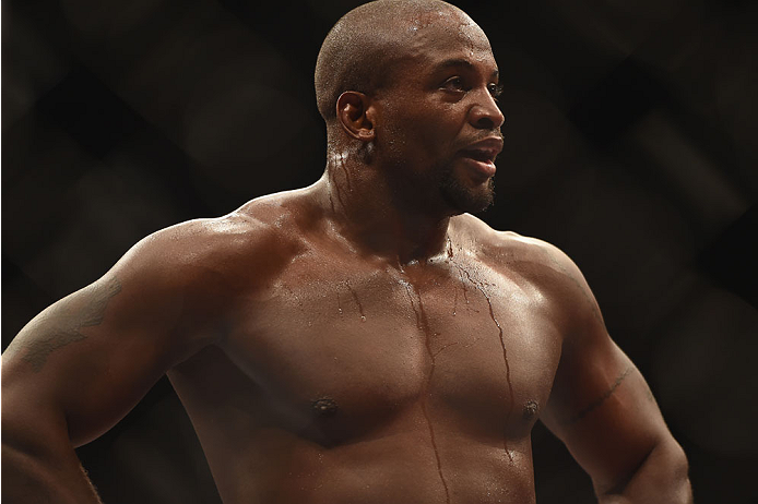 LAS VEGAS, NV - JULY 06: Eddie Gordon celebrates after defeating Dhiego Lima in their middleweight fight during the Ultimate Fighter Finale inside the Mandalay Bay Events Center on July 6, 2014 in Las Vegas, Nevada. (Photo by Jeff Bottari/Zuffa LLC/Zuff