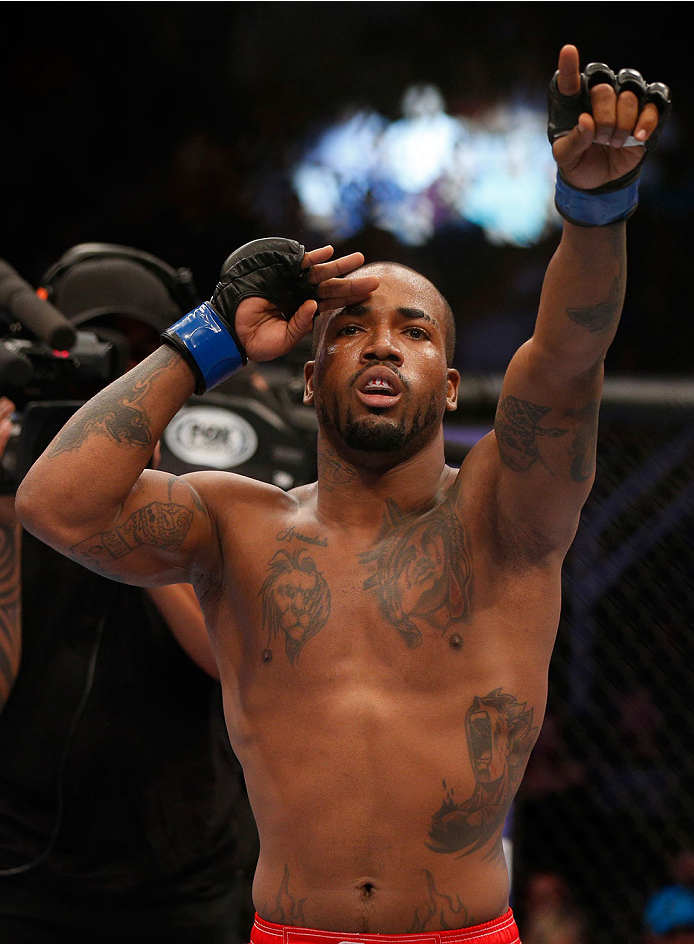 SAN JOSE, CA - JULY 26:  Bobby Green is introduced before his lightweight bout against Josh Thomson during the UFC Fight Night event at SAP Center on July 26, 2014 in San Jose, California.  (Photo by Josh Hedges/Zuffa LLC/Zuffa LLC via Getty Images)