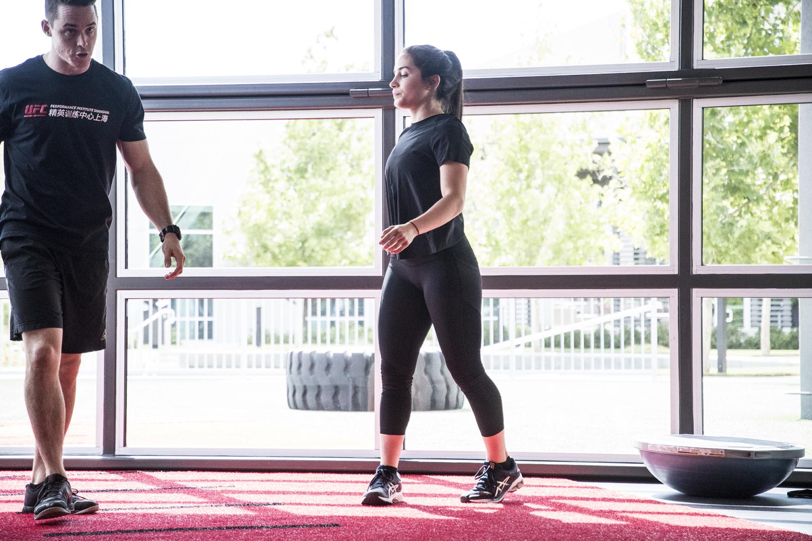 2 Veronica Macedo training for UFC Uruguay at the UFC Performance Institute