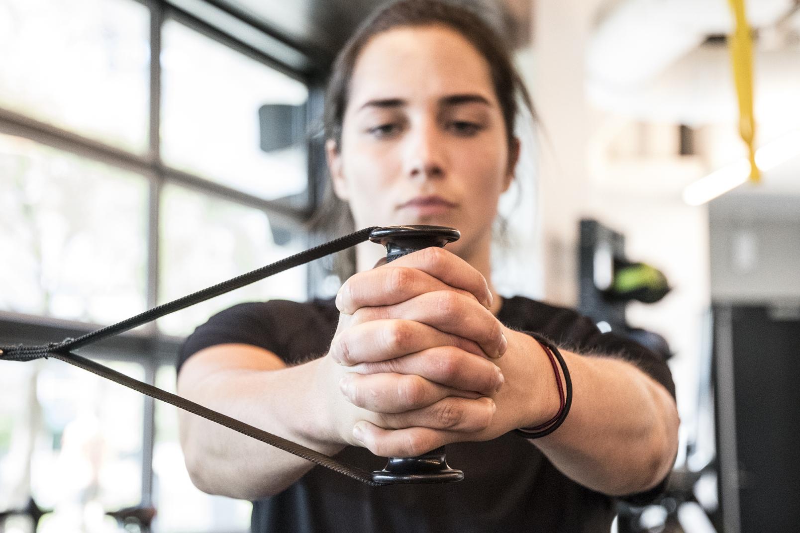 8 Veronica Macedo training for UFC Uruguay at the UFC Performance Institute