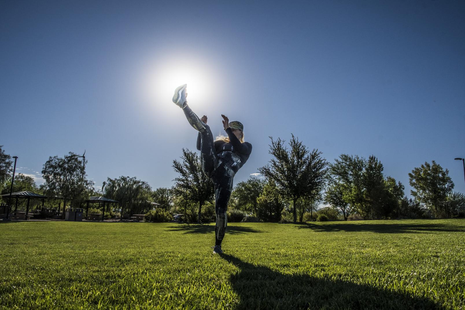 22 Valentina Shevchenko training in Las Vegas for UFC Uruguay