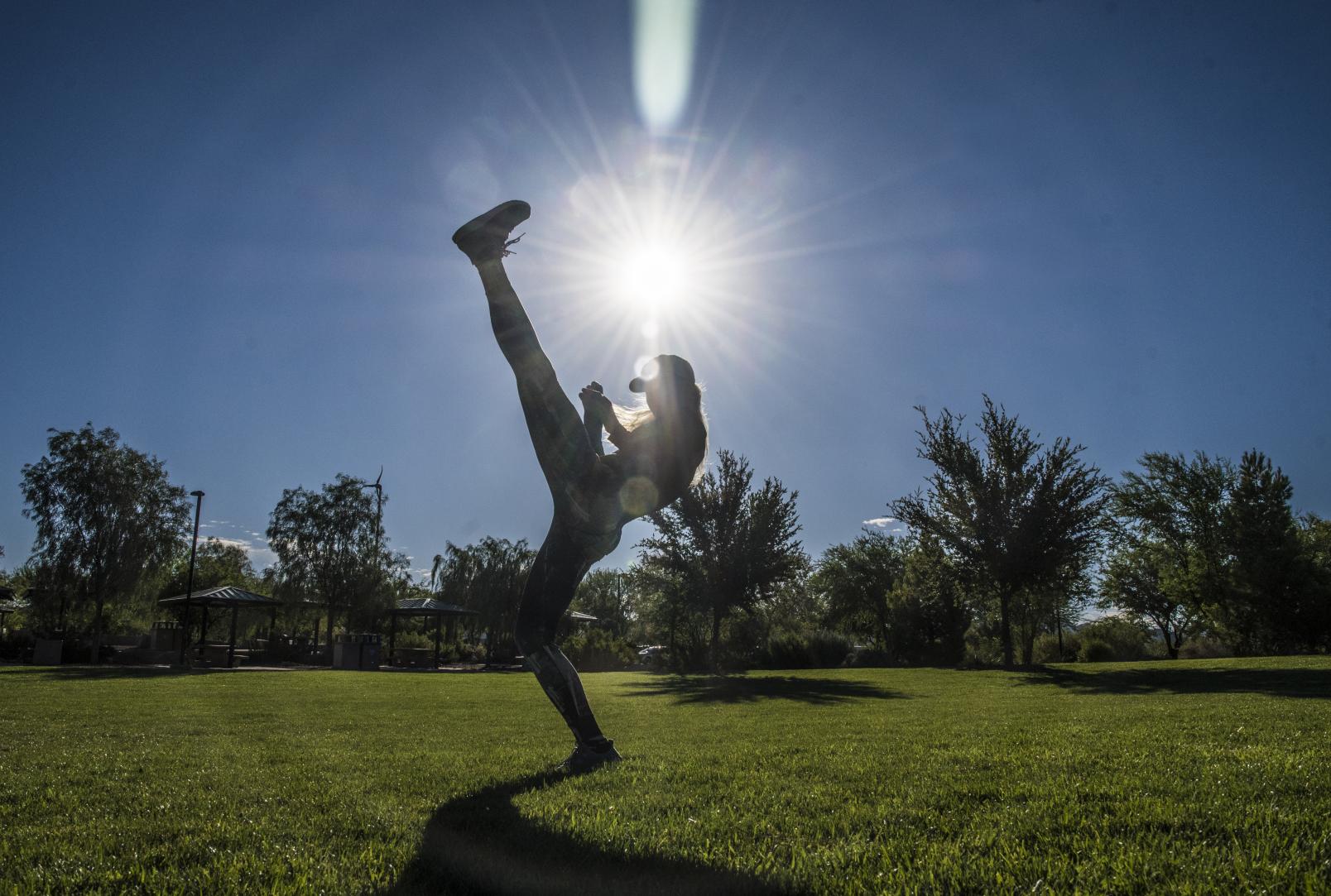 23 Valentina Shevchenko training in Las Vegas for UFC Uruguay