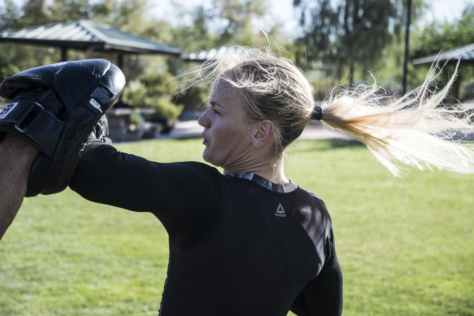 30 Valentina Shevchenko training in Las Vegas for UFC Uruguay