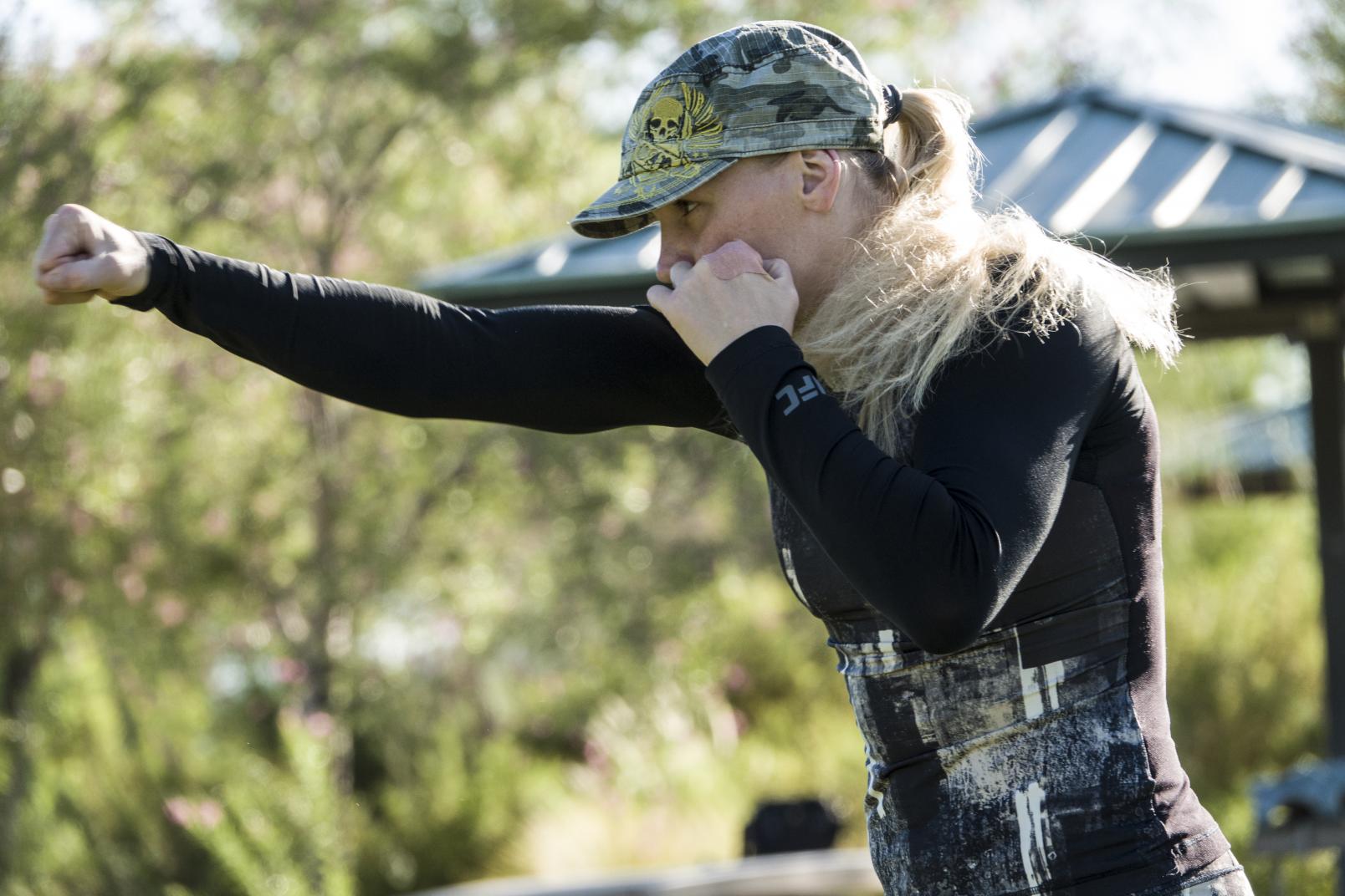 6 Valentina Shevchenko training in Las Vegas for UFC Uruguay