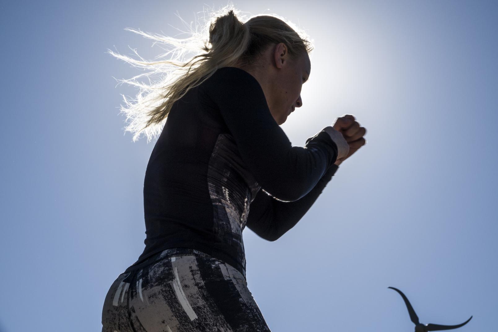 15 Valentina Shevchenko training in Las Vegas for UFC Uruguay