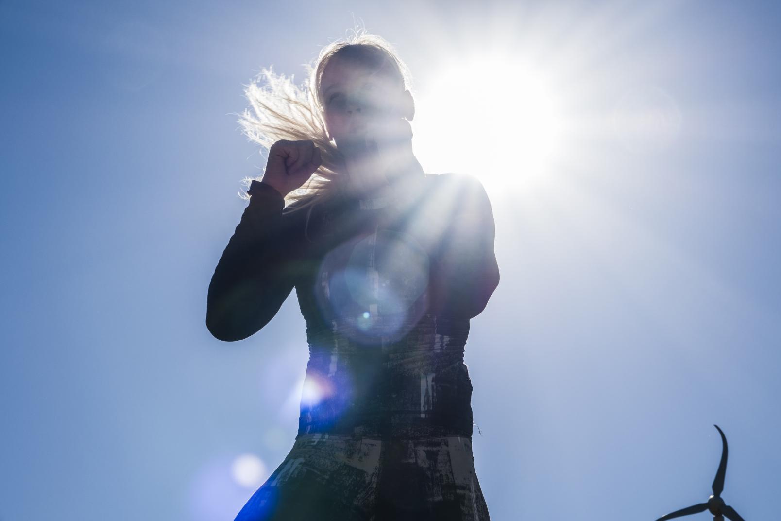 17 Valentina Shevchenko training in Las Vegas for UFC Uruguay