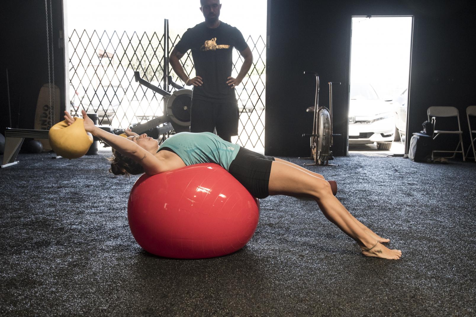 01 Mackenzie Dern Strength and conditioning session for UFC Tampa