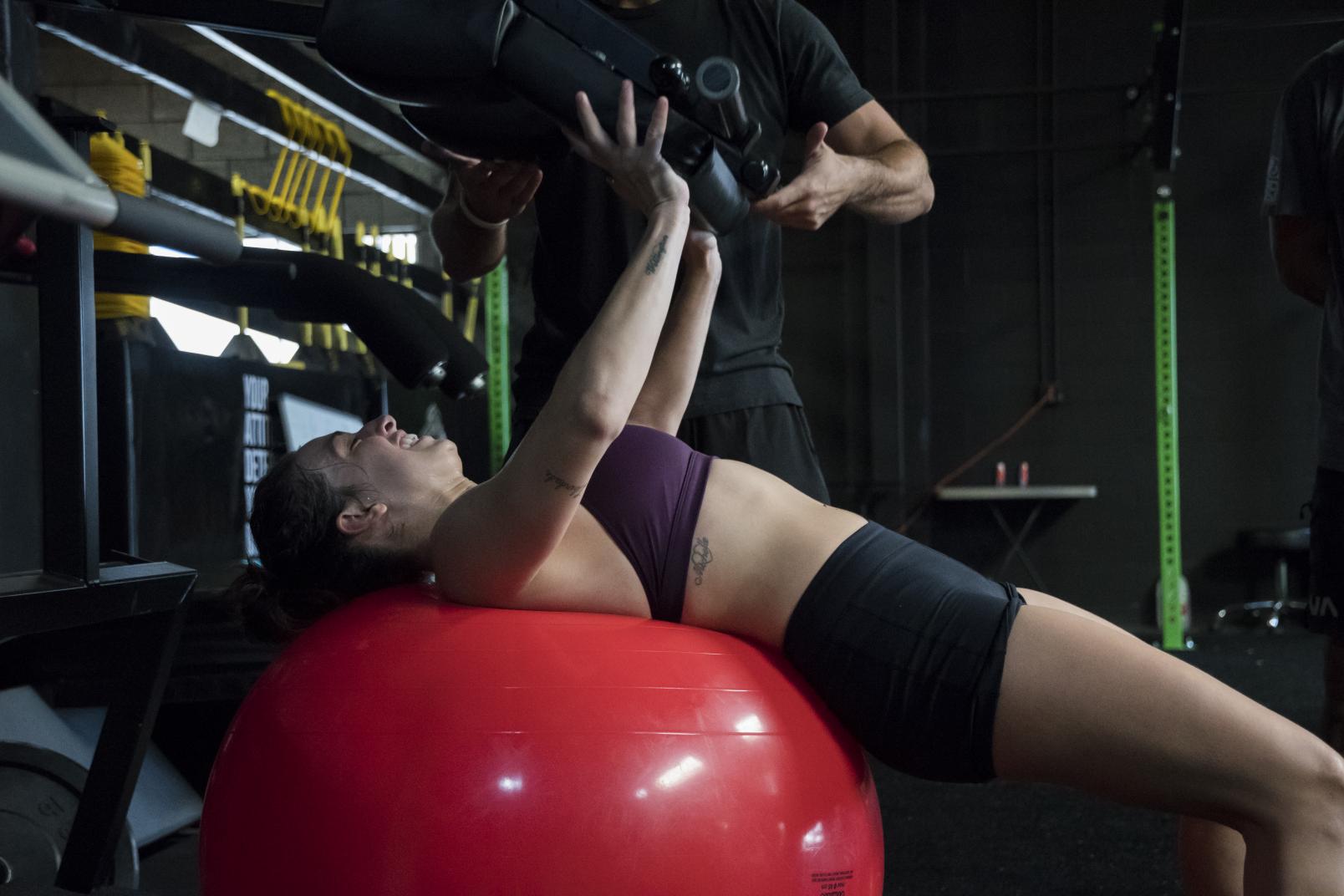 11 Mackenzie Dern Strength and conditioning session for UFC Tampa