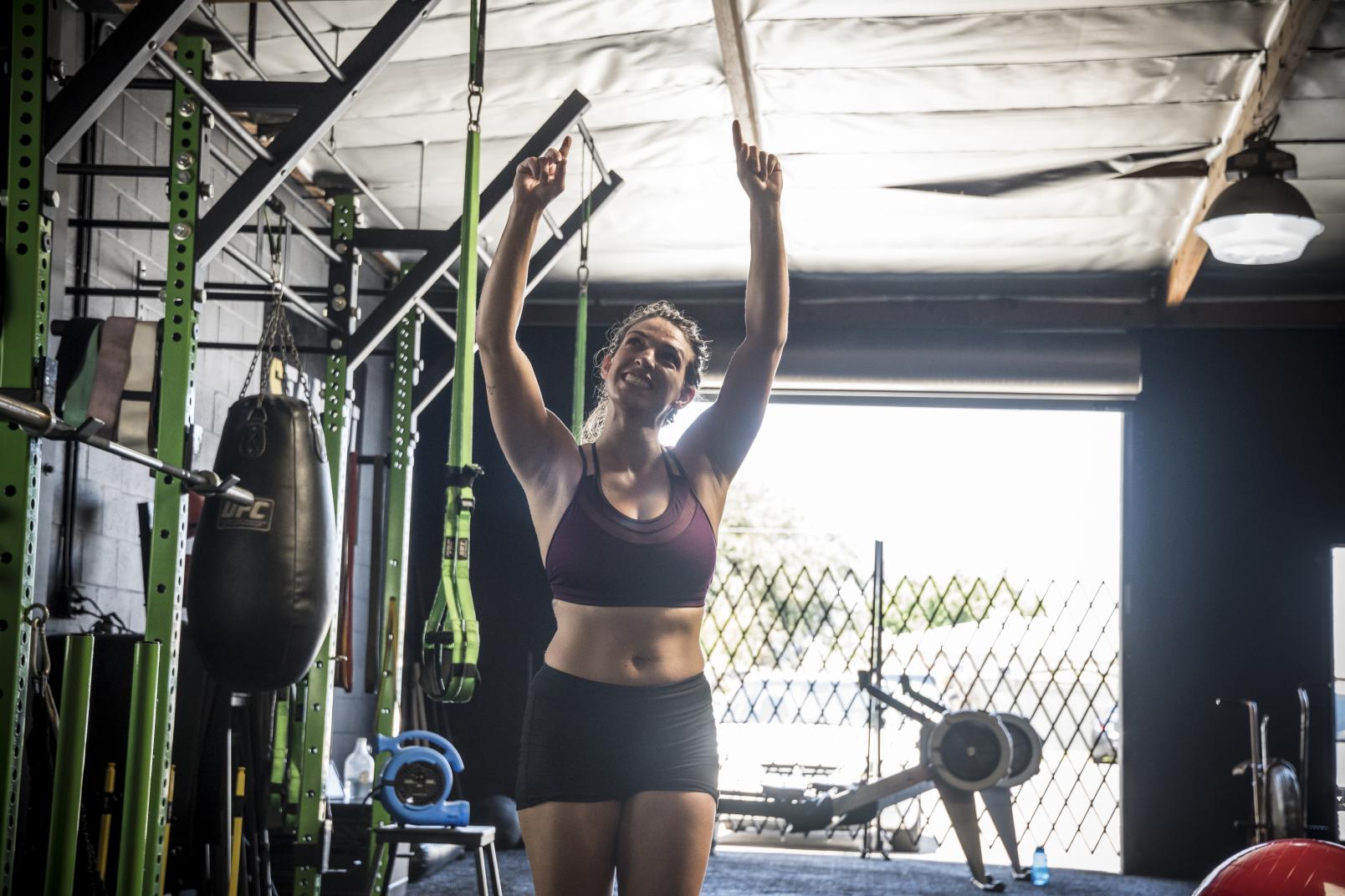 20 Mackenzie Dern Strength and conditioning session for UFC Tampa