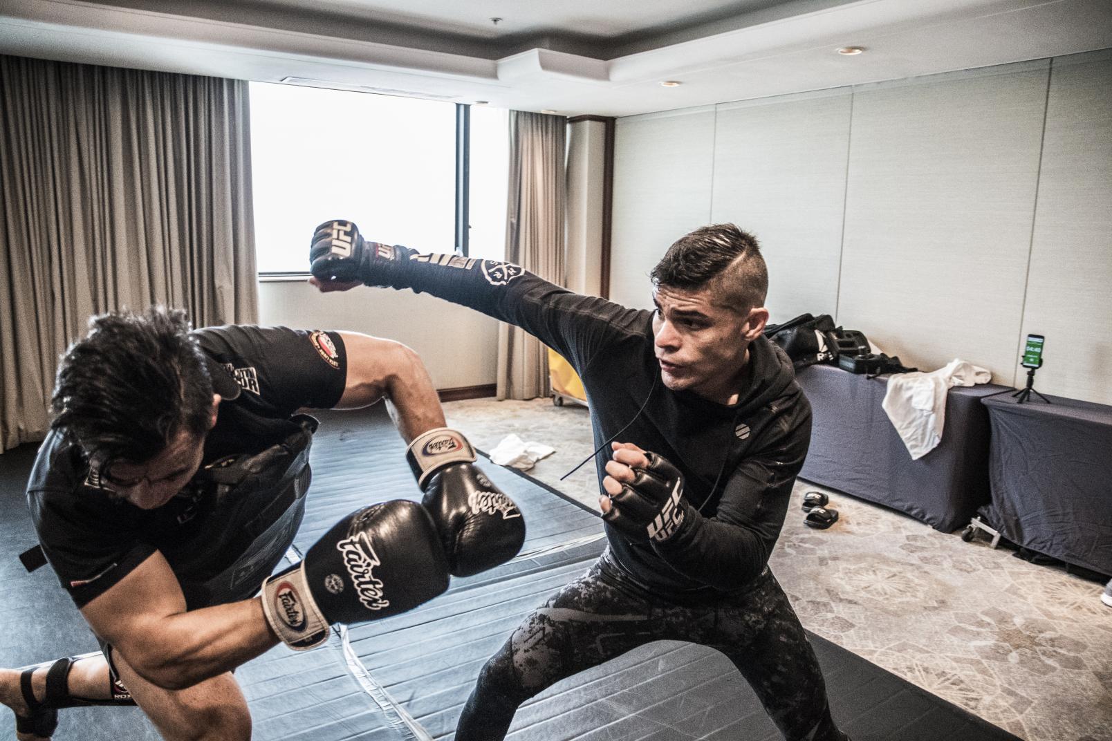 1 Kazula Vargas workout during UFC Uruguay fight week