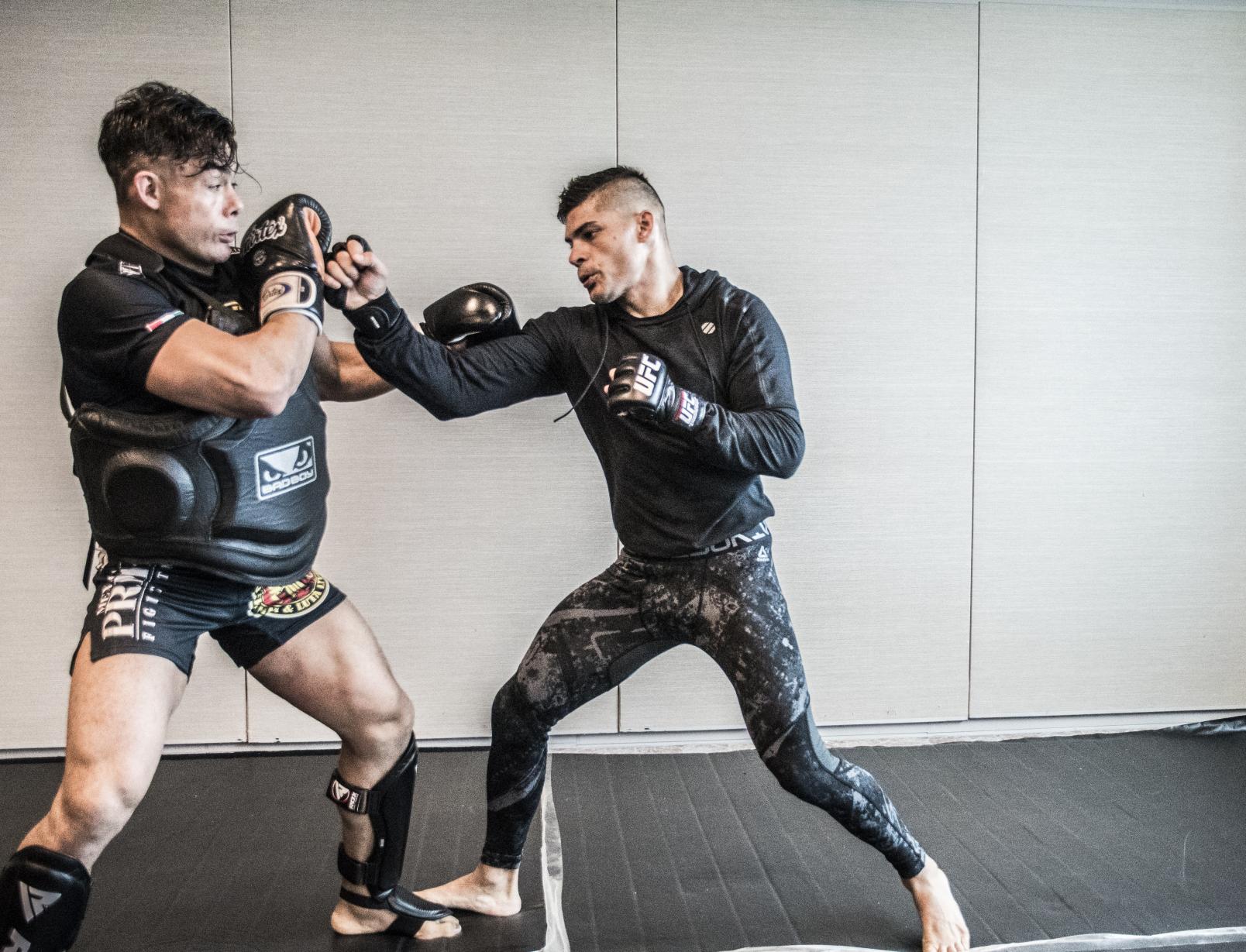 3 Kazula Vargas workout during UFC Uruguay fight week