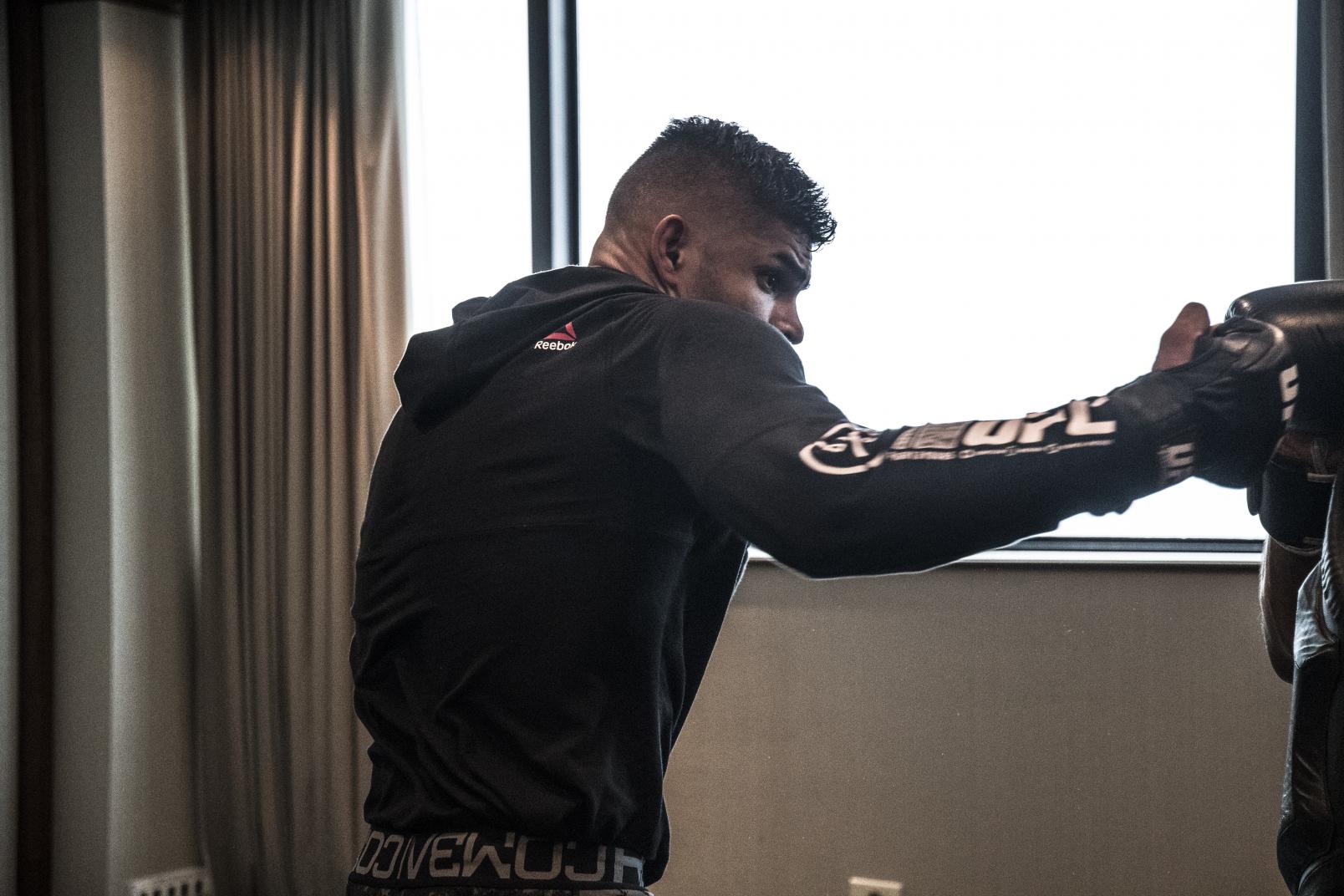 4 Kazula Vargas workout during UFC Uruguay fight week