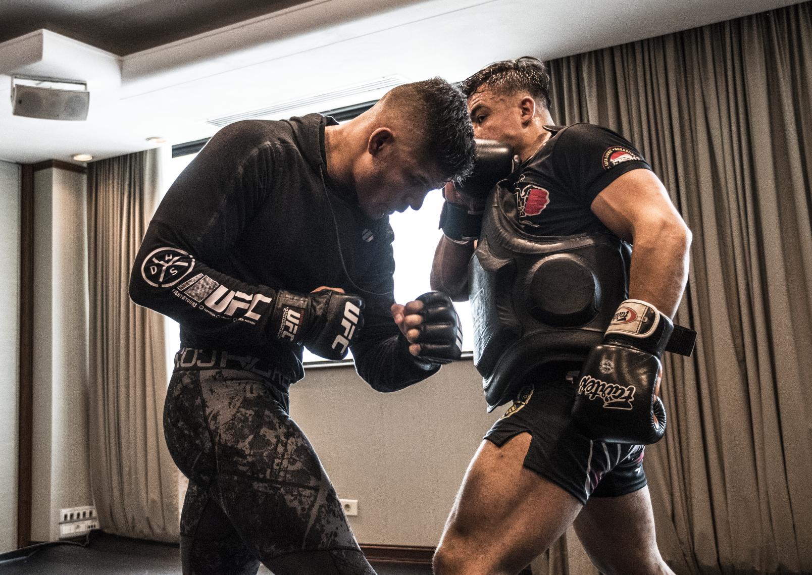 5 Kazula Vargas workout during UFC Uruguay fight week