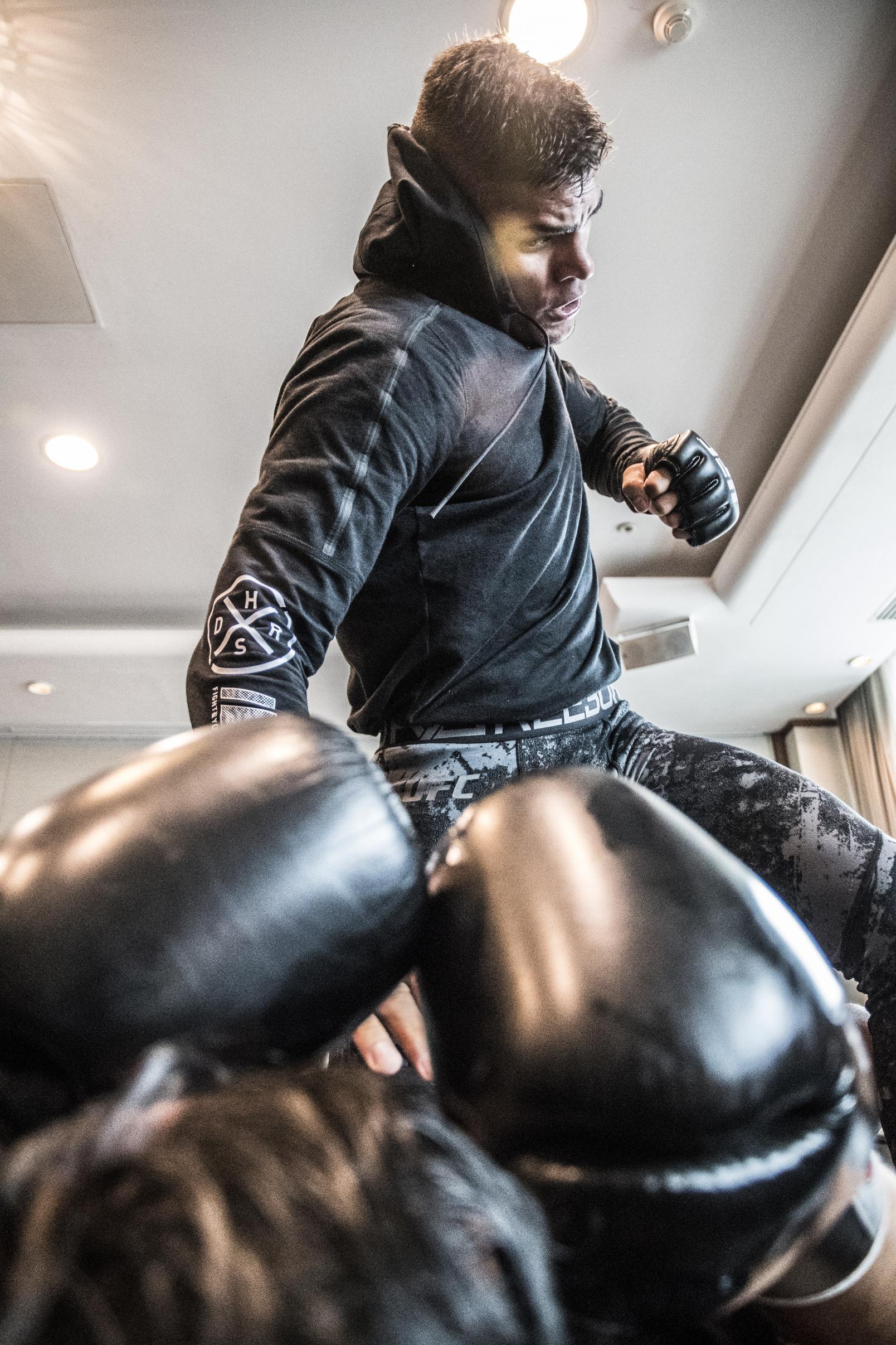 6 Kazula Vargas workout during UFC Uruguay fight week