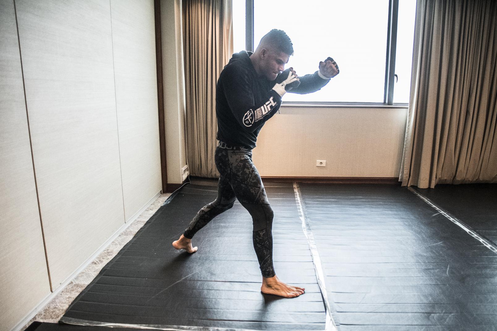 11 Kazula Vargas workout during UFC Uruguay fight week