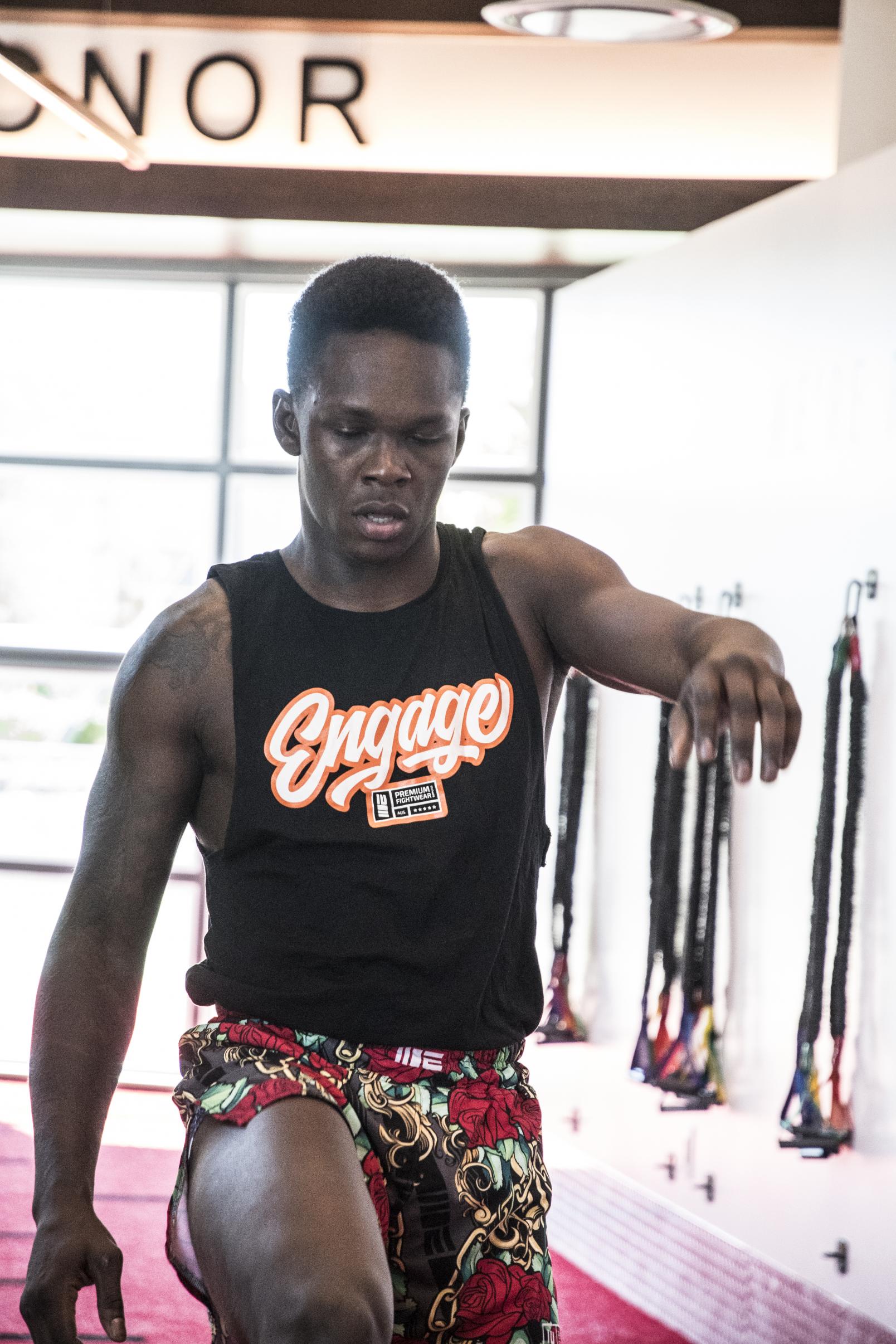 06 Israel Adesanya training at the UFC Performance Institute
