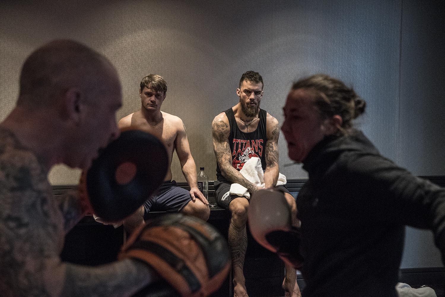 30 Molly McCann training at the host hotel during UFC Boston fight week