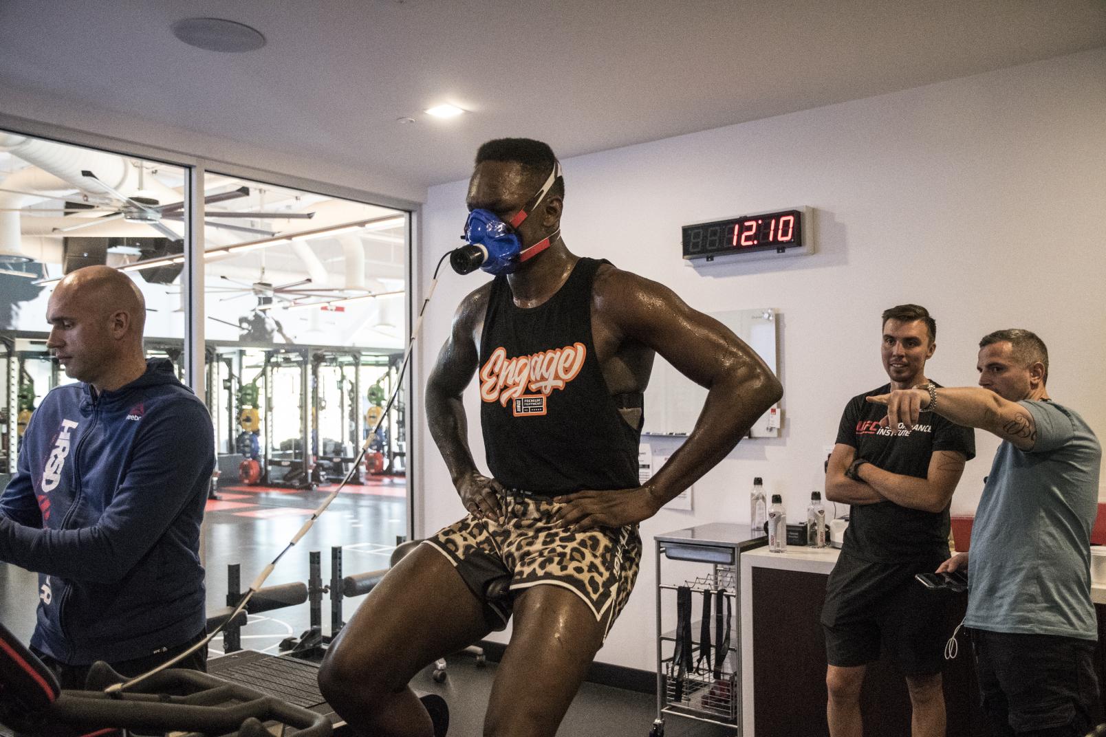 29 Israel Adesanya training at the UFC Performance Institute