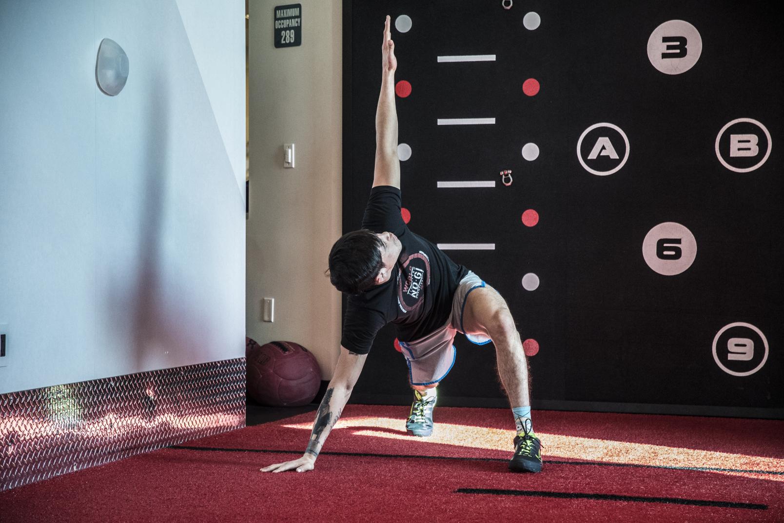 Brandon Moreno training at the UFC Performance Institute for UFC 245