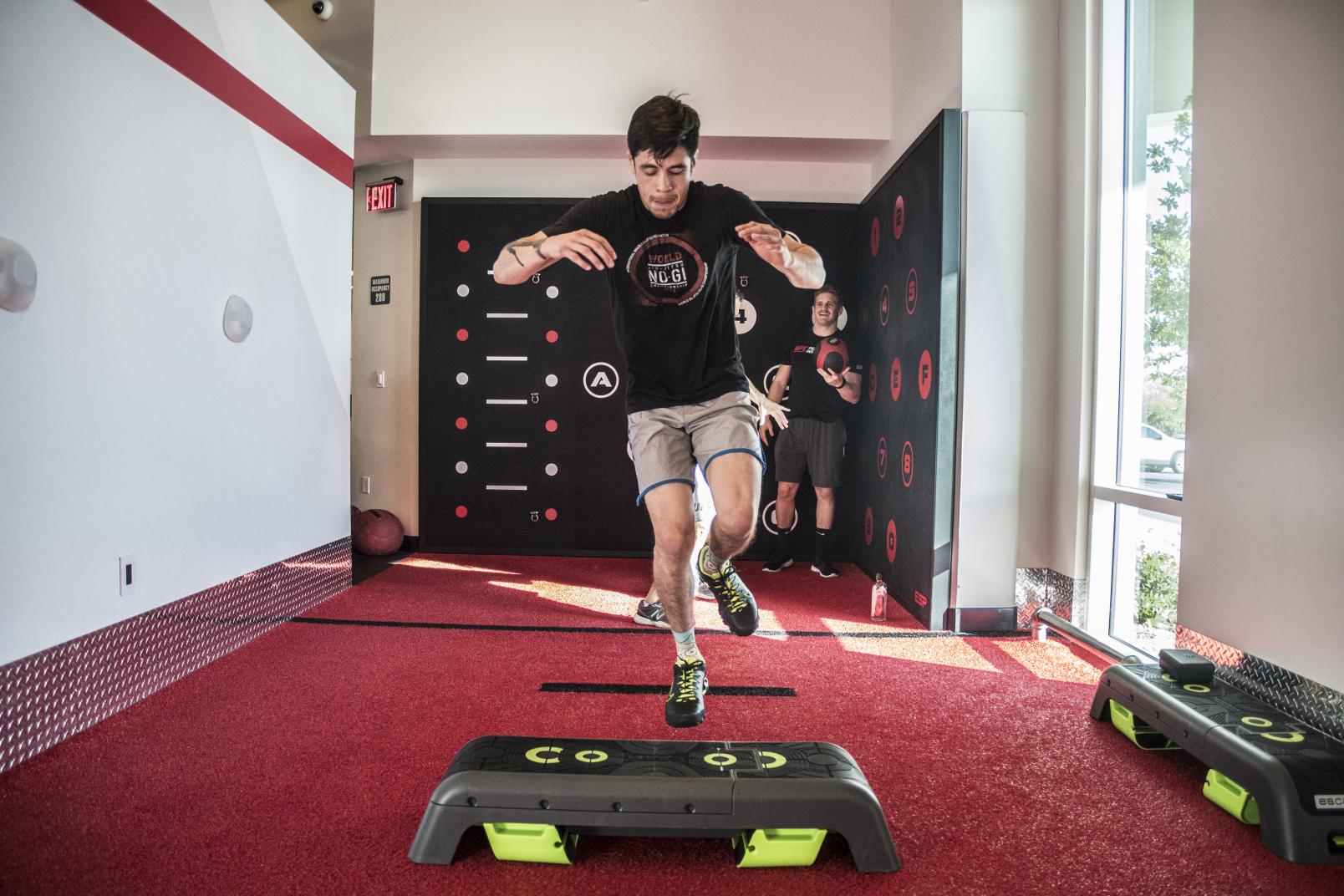 Brandon Moreno training at the UFC Performance Institute for UFC 245