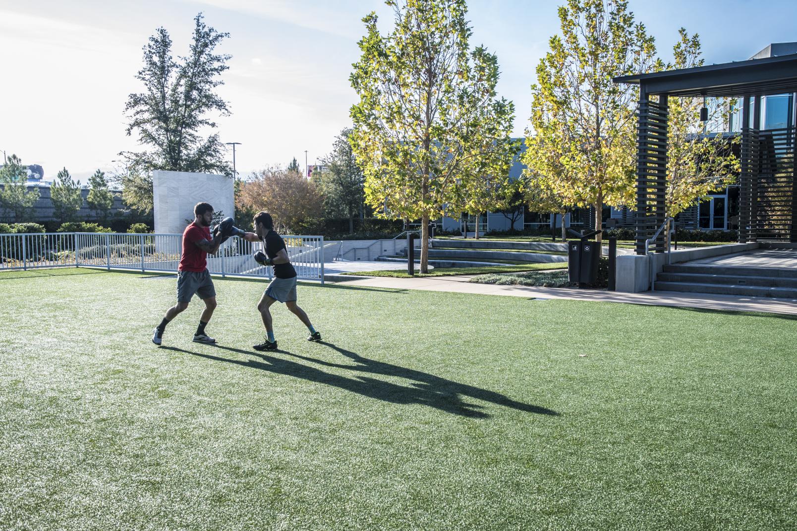 Brandon Moreno training at the UFC Performance Institute for UFC 245