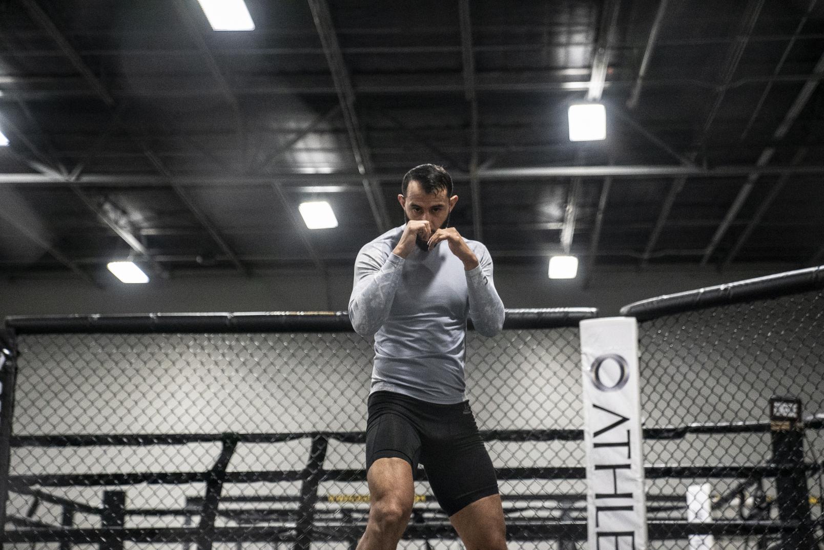 09 - Dominick Reyes late workout during UFC 247 Fight Week