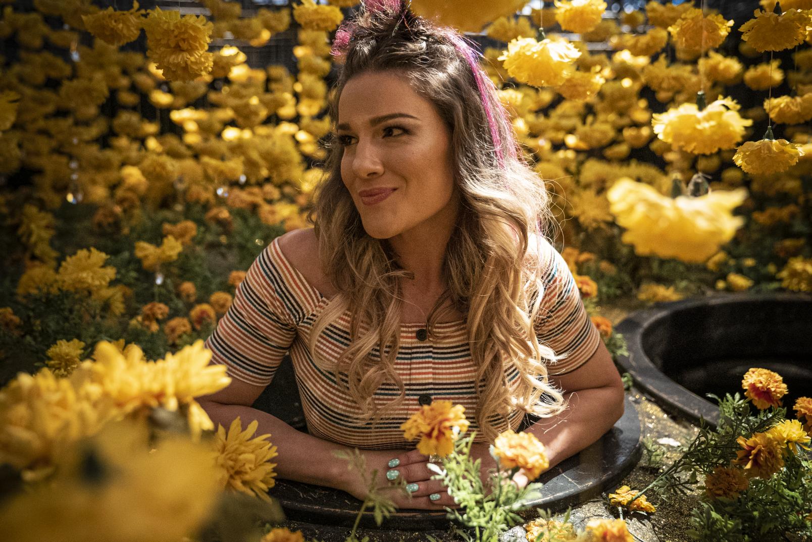 07 - Felice Herrig visiting Happy Place pop-up experience in Las Vegas