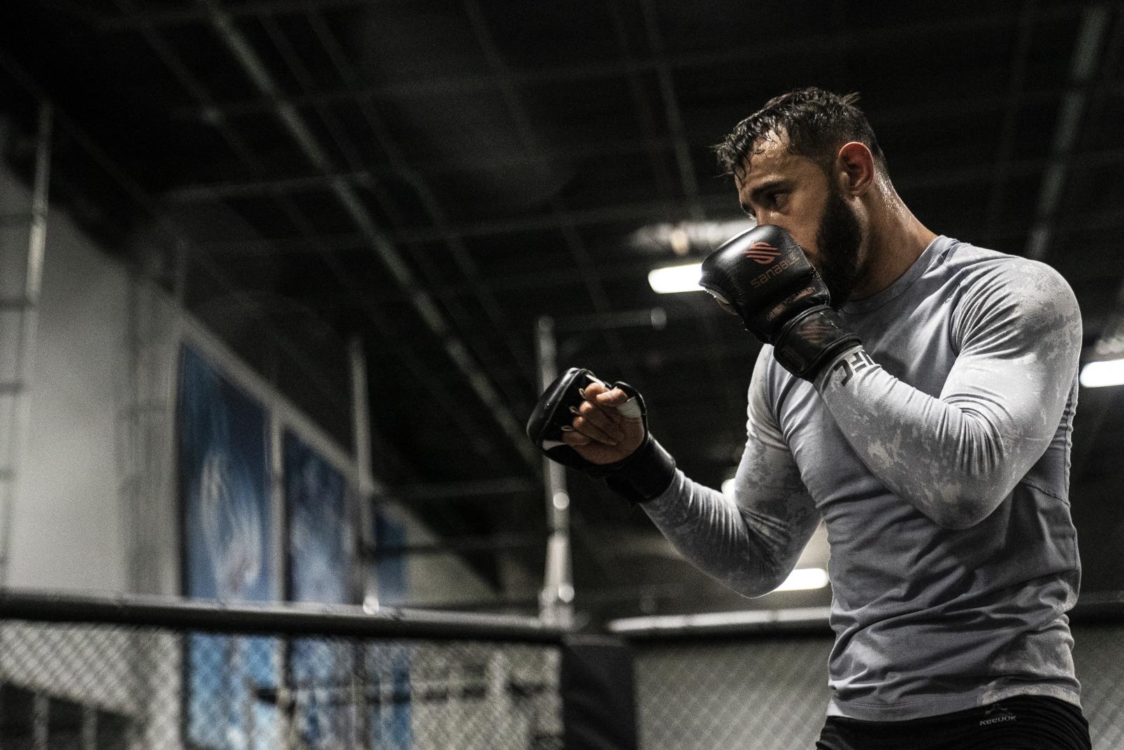 25 - Dominick Reyes late workout during UFC 247 Fight Week