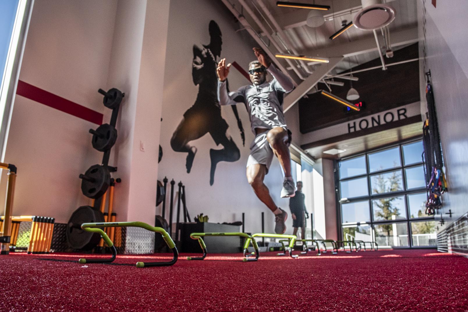 10 - UFC Heavyweight contender Francis Ngannou training at the UFC Performance Institute