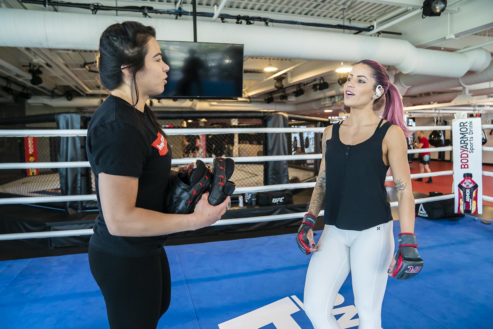 04 - UFC Strawweight Claudia Gadelha and Skateboarder athlete Leticia Bufoni