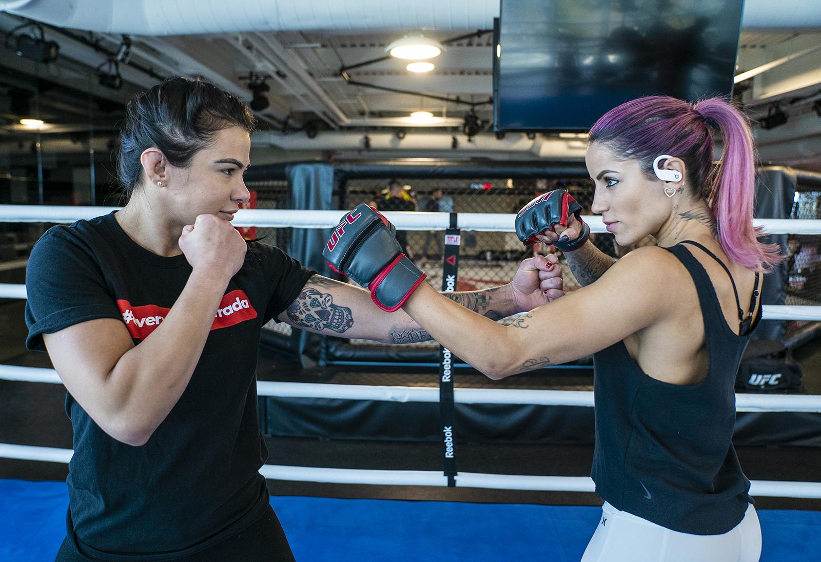 07 - UFC Strawweight Claudia Gadelha and Skateboarder athlete Leticia Bufoni