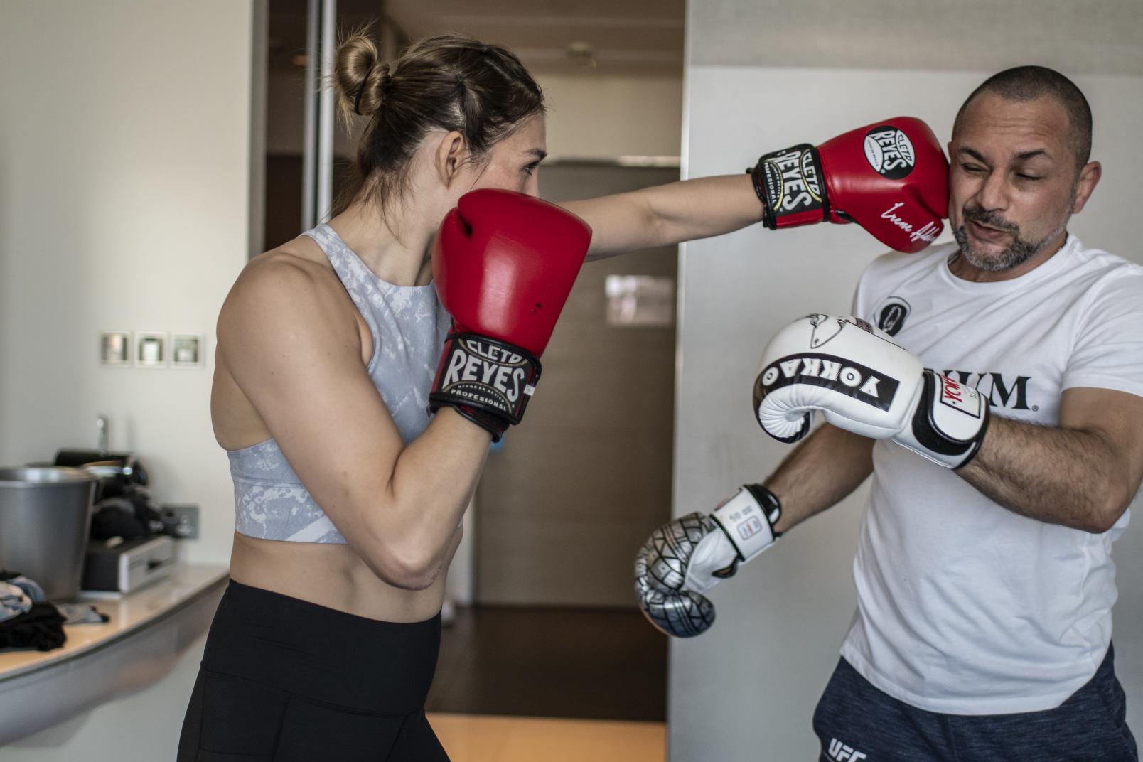 00 - UFC Fight Island 4 Irene Aldana training session