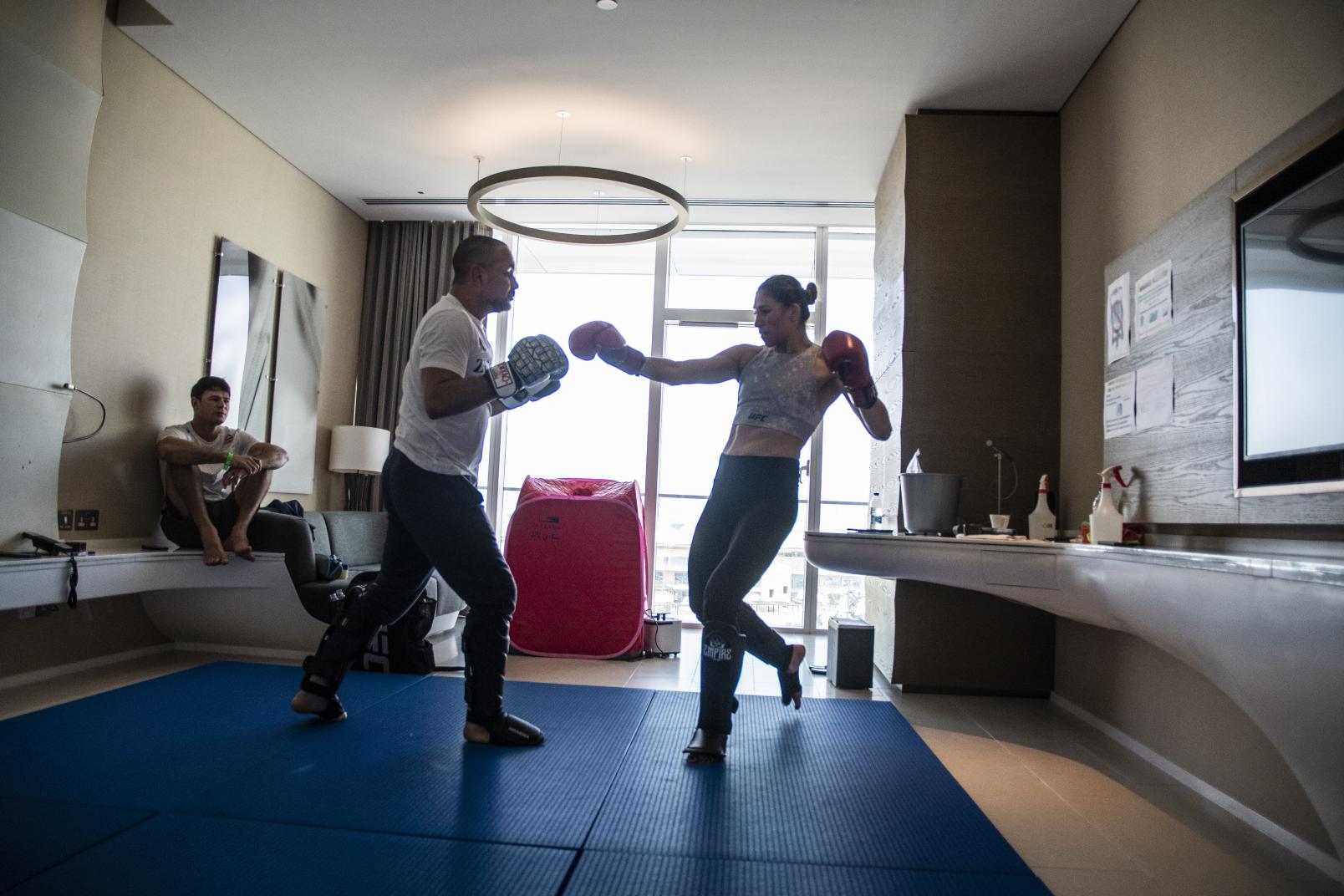 04 - UFC Fight Island 4 Irene Aldana training session