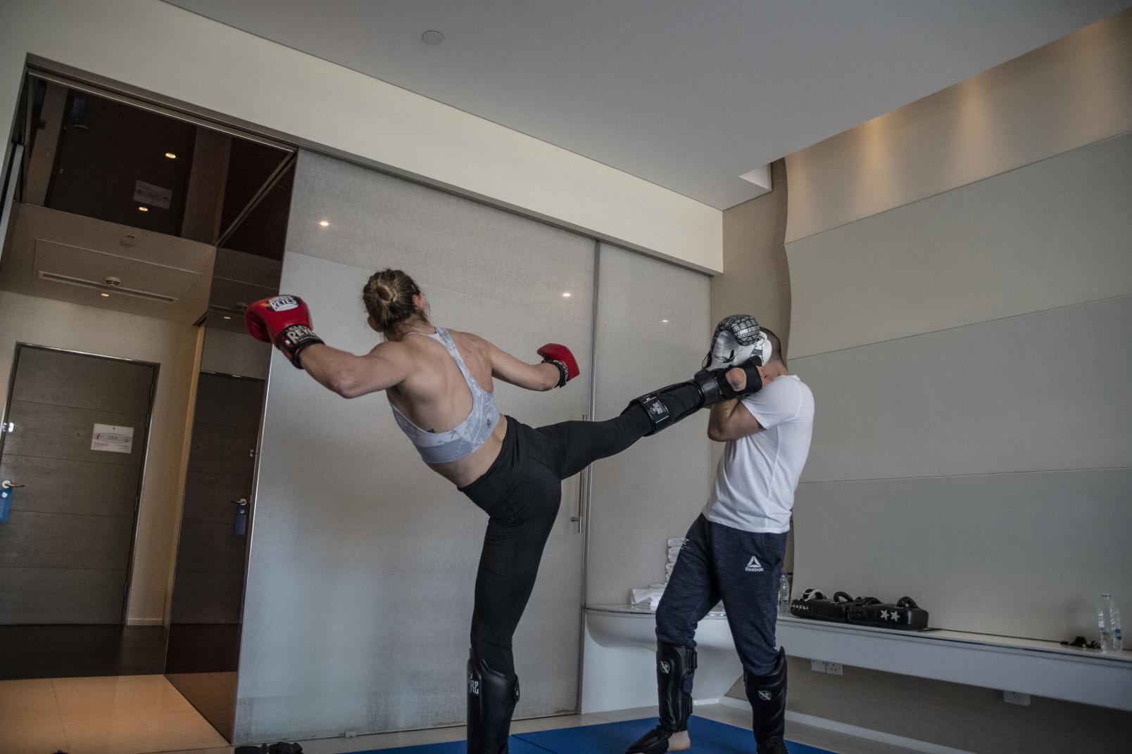 06 - UFC Fight Island 4 Irene Aldana training session