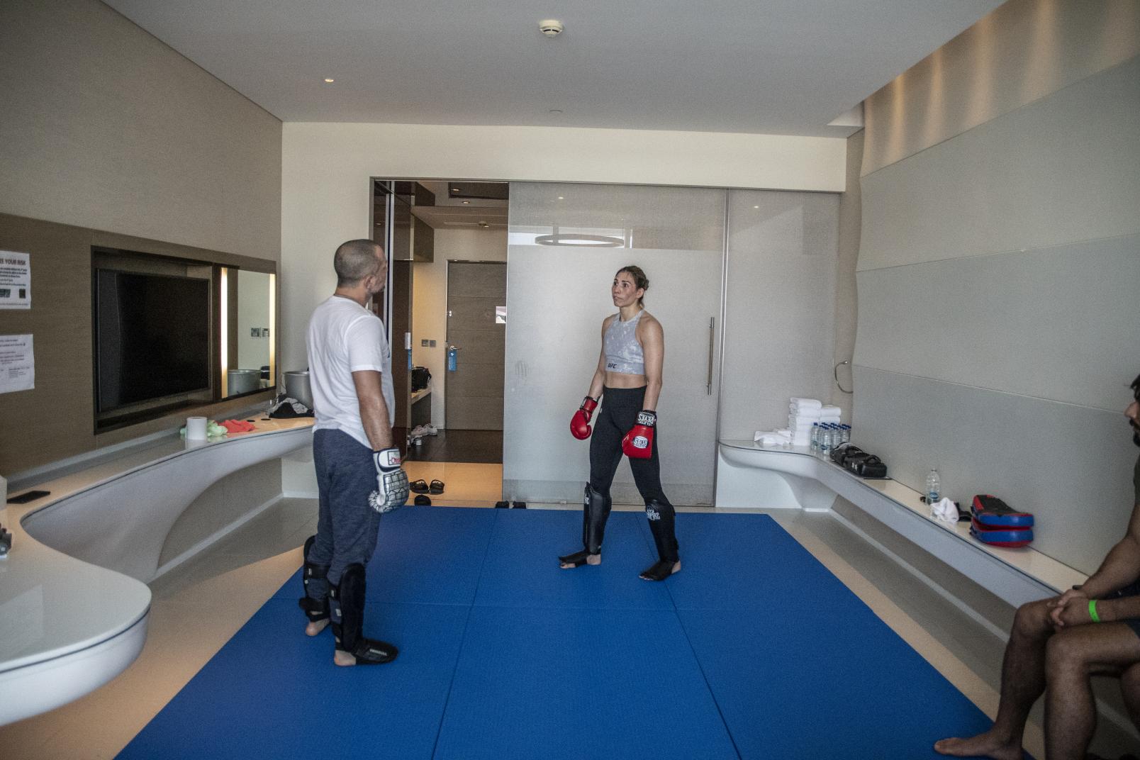 08 - UFC Fight Island 4 Irene Aldana training session