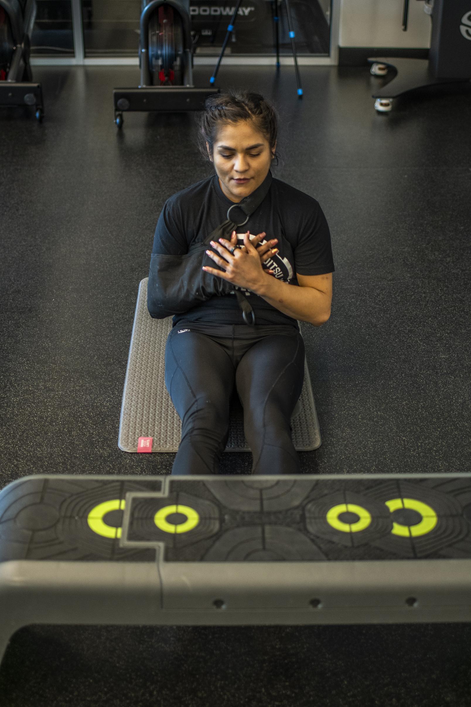 Cynthia Calvillo starts training and rehabilitation at the UFC Performance Institute