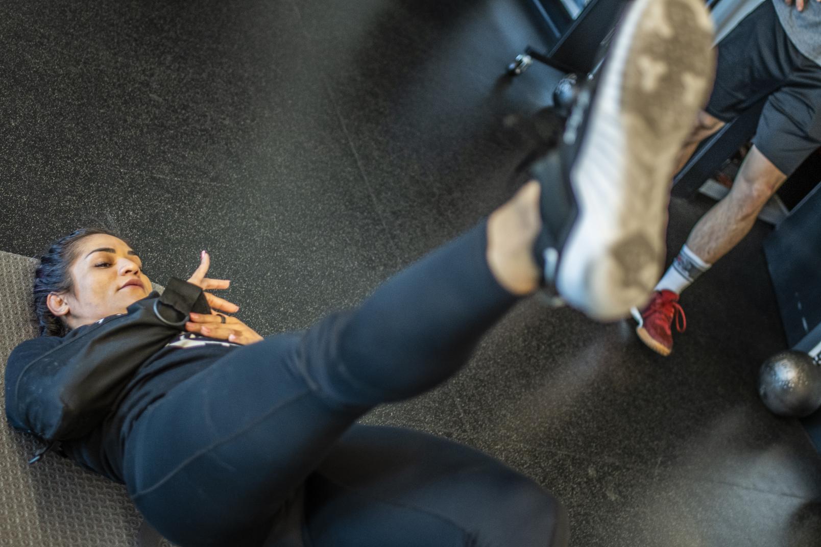 Cynthia Calvillo starts training and rehabilitation at the UFC Performance Institute