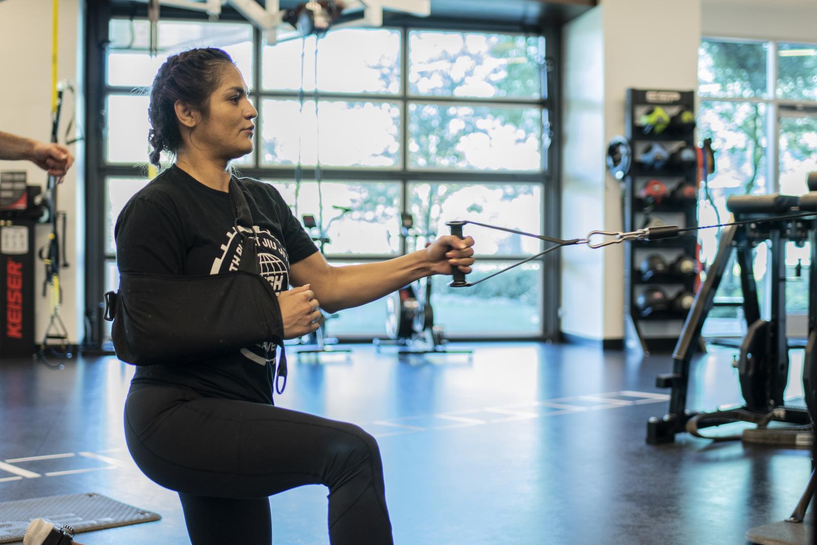Cynthia Calvillo starts training and rehabilitation at the UFC Performance Institute