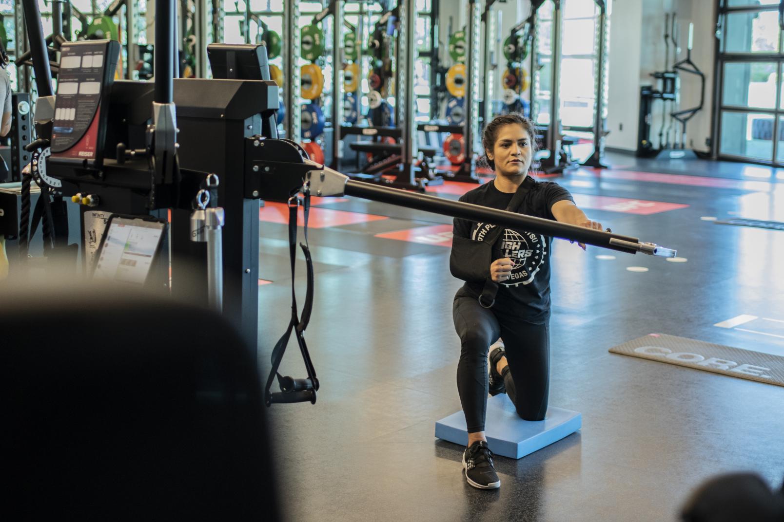 Cynthia Calvillo starts training and rehabilitation at the UFC Performance Institute